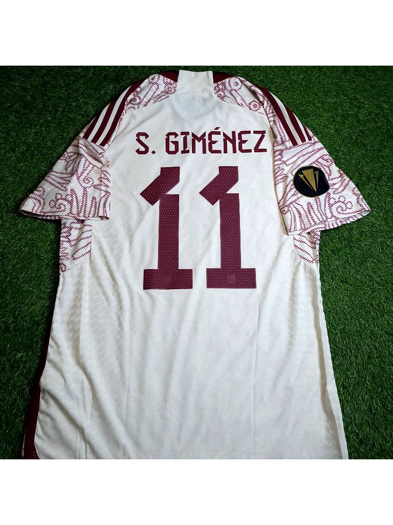 Gimenez Mexico 2022 2023 Gold Cup Player Issue Away Soccer Jersey L Sku# Hd9313